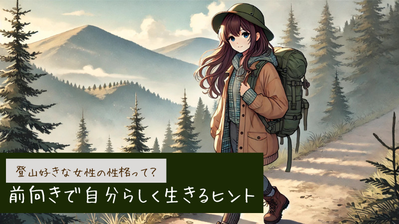 登山好きな女性の性格って？前向きで自分らしく生きるヒント